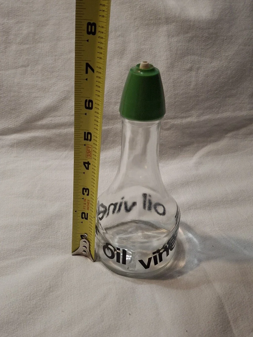 Vintage 1970s Oil And Vinegar Shaker Bottle By Gemco- Mid Century Modern